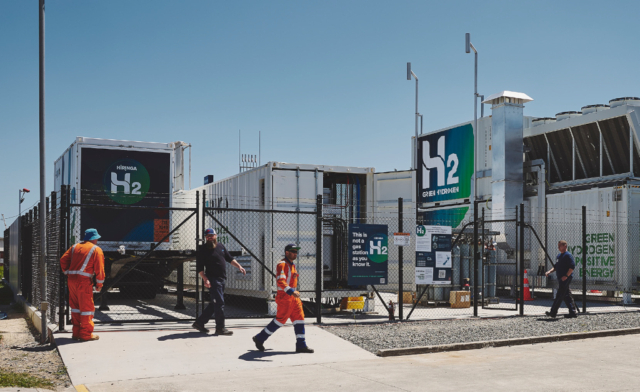 Infrastructure like green hydrogen company Hiringa Energy's refuelling stations could be an example of an asset that provides a broader but non-monetary public valueby helping to decarbonise the transport sector. Photo: Hiringa Energy